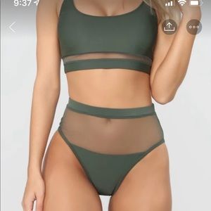 High waist bikini